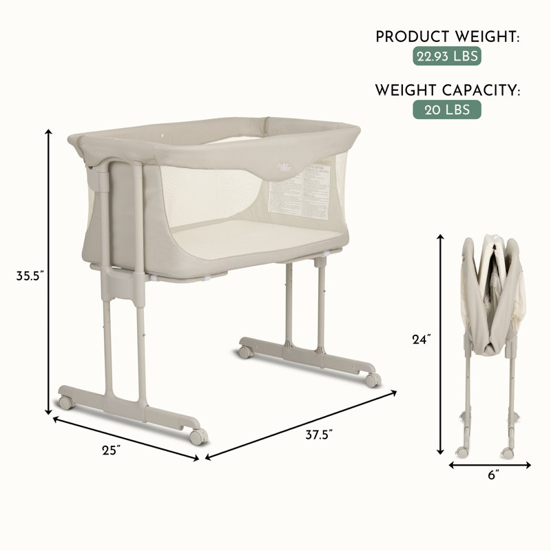 Berceau portable Evolur Kinsley Quickfold , Beige