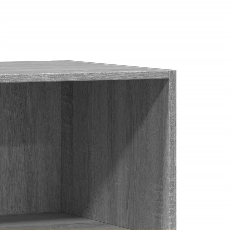 Amareya Manufactured Wood Wardrobe, 102cm H x 48cm W x 41cm D, Grey Sonoma