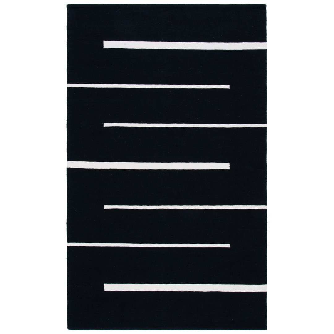 Striped Cotton Hand Woven Area Rug