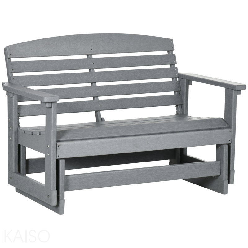 Causeuse de balançoire double pour 2 personnes avec banc oscillant et patio