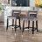 Karlia Upholstered Counter Stool with Solid Wood Frame-661027937-661027938