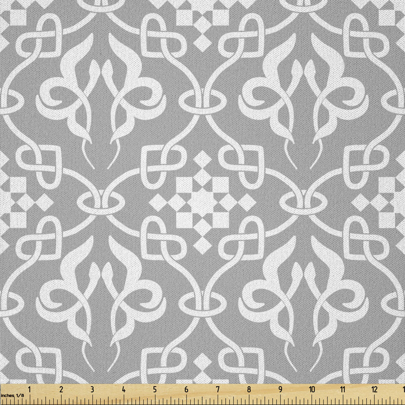 Davanie Irish Royal Antique Floral Curves Multi-Purpose Fabric