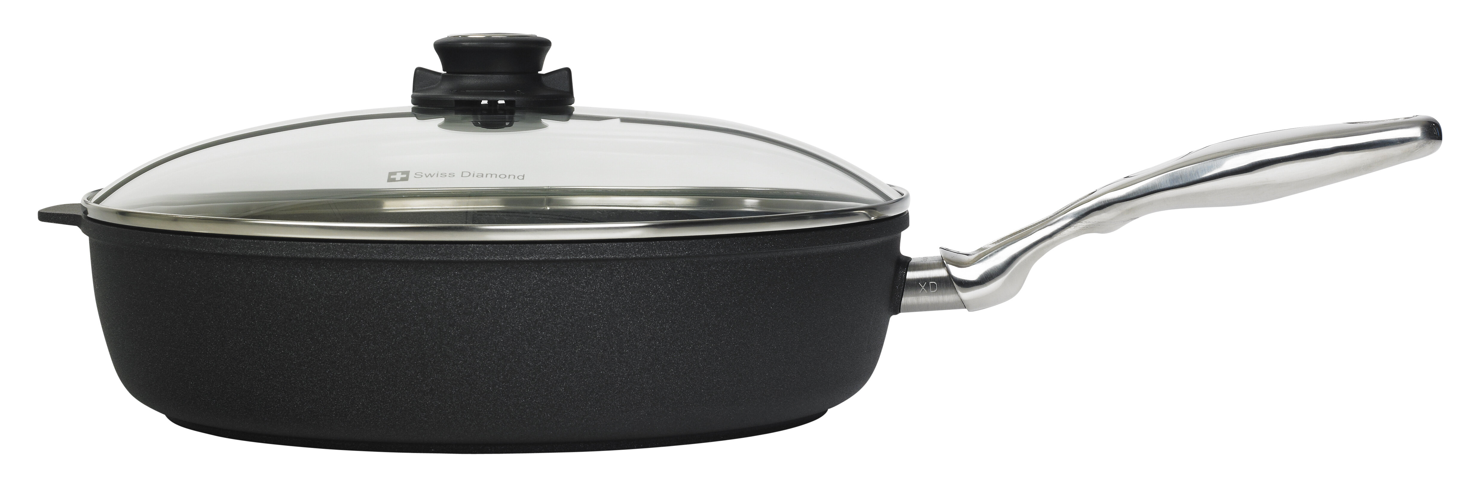 Swiss Diamond 2.1 qt. Square Saute Pan with Lid