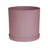 Modern Plastic Indoor/Outdoor Round Planter with Saucer-537849383-537849381
