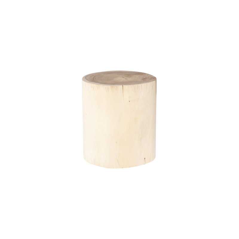 Tabouret en bois naturel, bois de suar