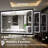 Novel Rectangular Modern LED Light Anti-Fog Bathroom Glass Hanging Mirror-492079320-492079322