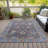 Machine Washable Indoor/Outdoor Xhevrie Gray Rug-112132090