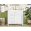 Meuble-lavabo simple 36 po avec plateau en résine Scillion-568979760-568979761