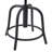 Adjustable Height Ergonomic Lab Stool with Footrest-25880922