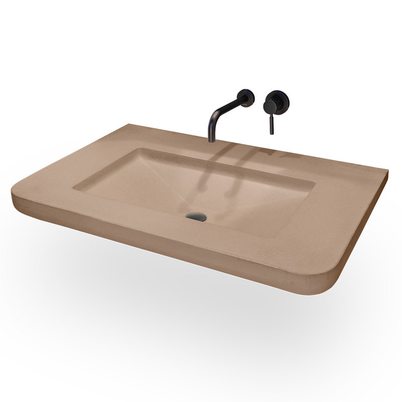 Newterra 37" Console Bathroom Sink by LACAVA, Clay