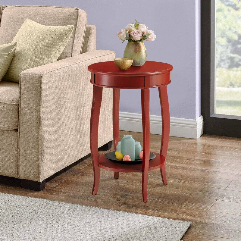 Table d'appoint ACME Aberta, rouge, Rouge