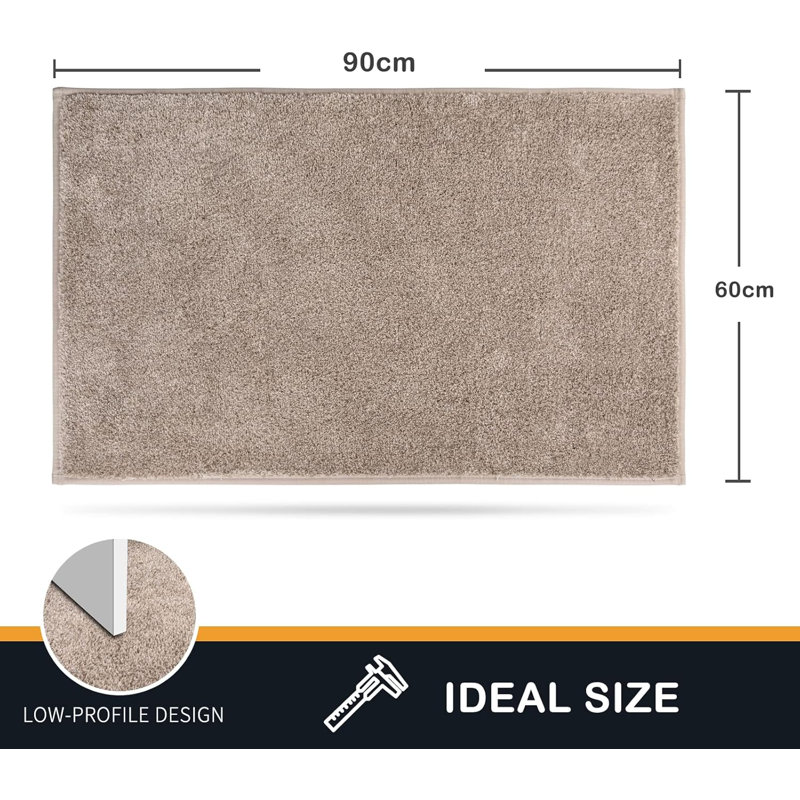 Non-Slip Doormat, Taupe