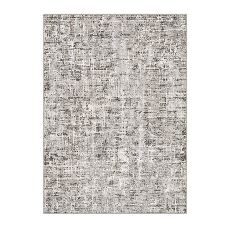 Tapis gris Hazel, Rectangle 6 pi 3 po x 8 pi 6 po, Gris