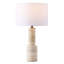 Lampe de table en travertin Khalid