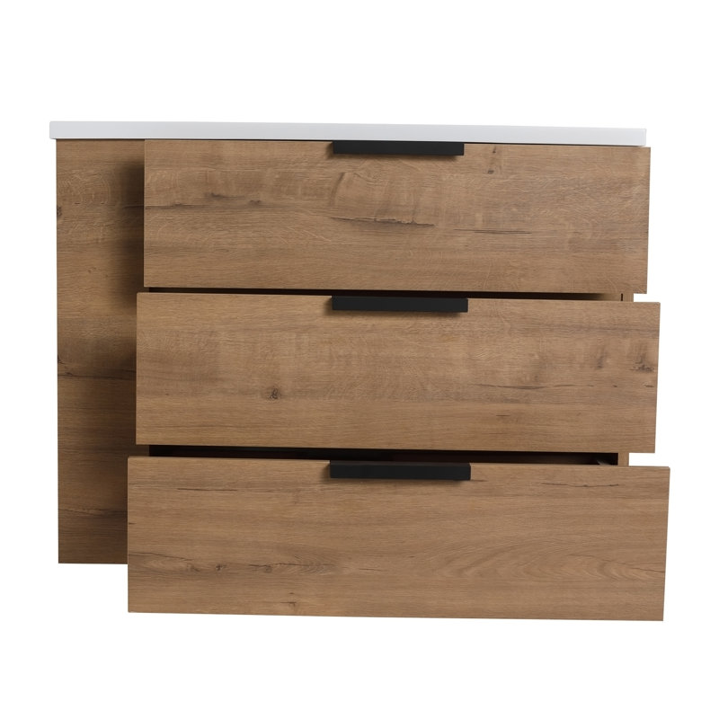 Meuble-lavabo de 30 po avec comptoir (G-CVB01430LIMO-GRB3020MOWH)