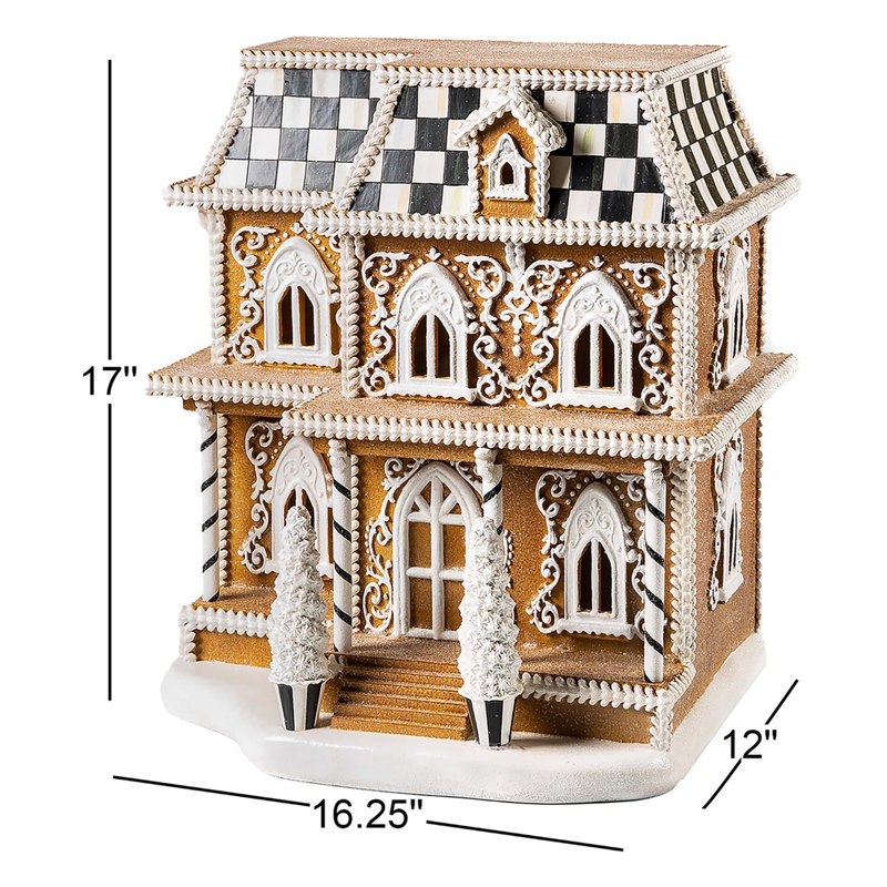 Gingerbread Illuminated House