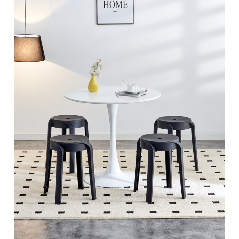 Tabouret d'extérieur 18,11 Raphaelle, Noir