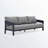 4 Pieces Aluminum Outdoor Patio Conversation Set With 5.2'' Seat Cushions-1506766003