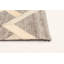 Tapis géométrique en cuir / jute Bandera