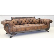 OLD HICKORY TANNERY Cascade Leather Sofa, 96 for Women