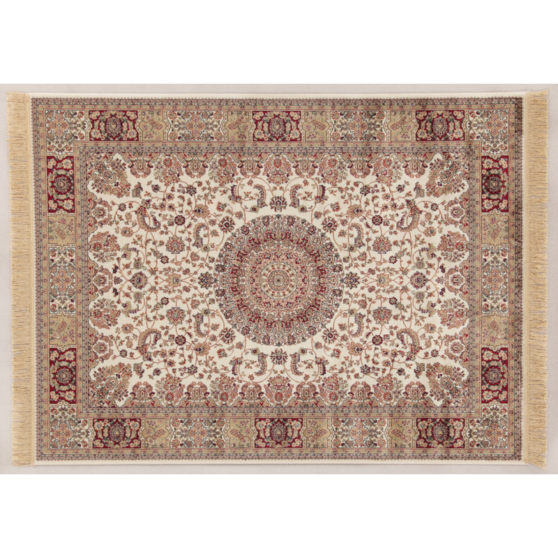 Fara Medallion Rectangle Oriental Area Rug Set, Rectangle 100 x 140cm