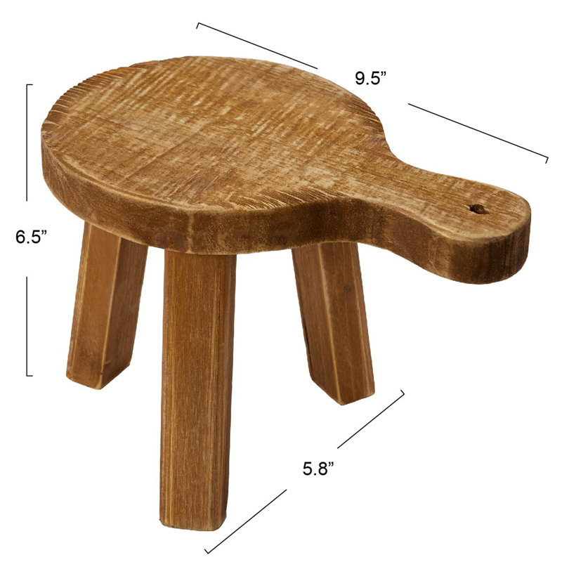 Tabouret en bois, Naturel