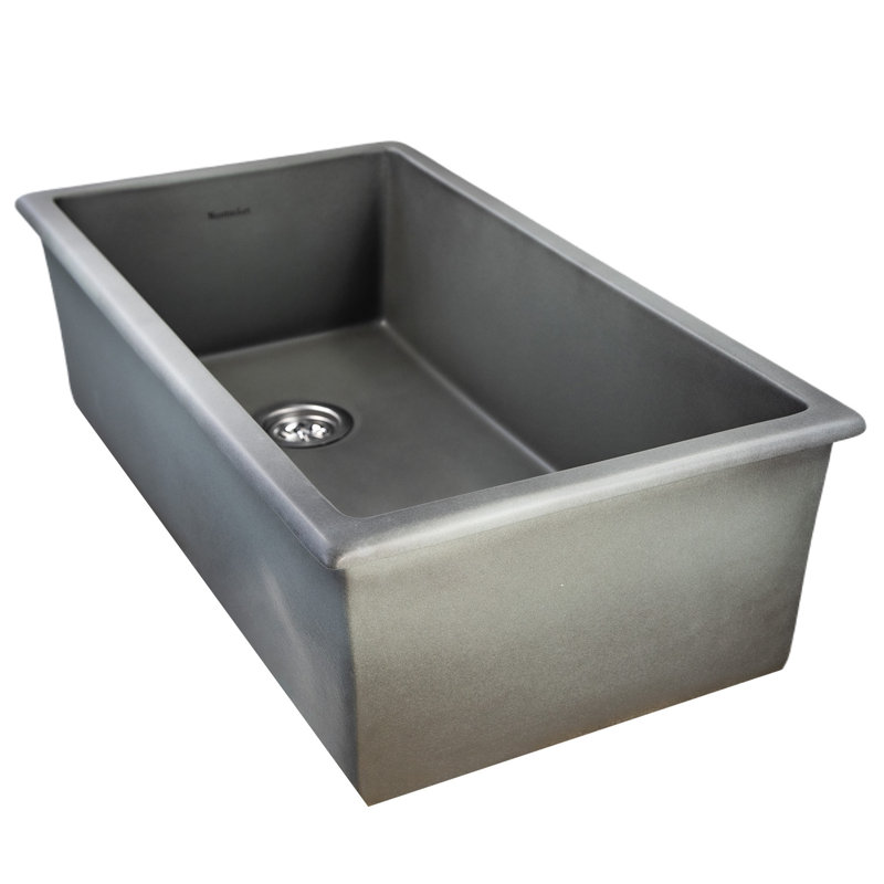 34.25'' L Single Basin Kitchen Sink