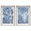 Blue Folliage Set Shadowbox Floral & Botanical Print by Oliver Gal, Black Frame, 10 x 15-1625581063-1625581081