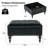 31.2"W Upholstered Square Tufted Storage Ottoman With Flip-top Design-823034631