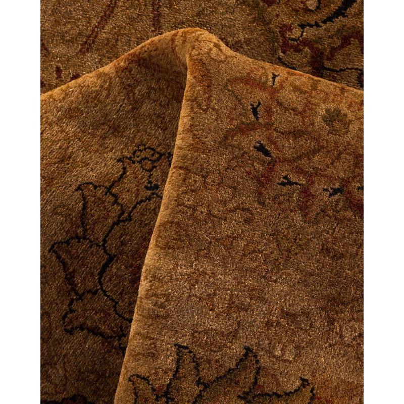 Fine Vibrance One-of-a-Kind 4'1" X 6'8" Hand Knotted Area Rug