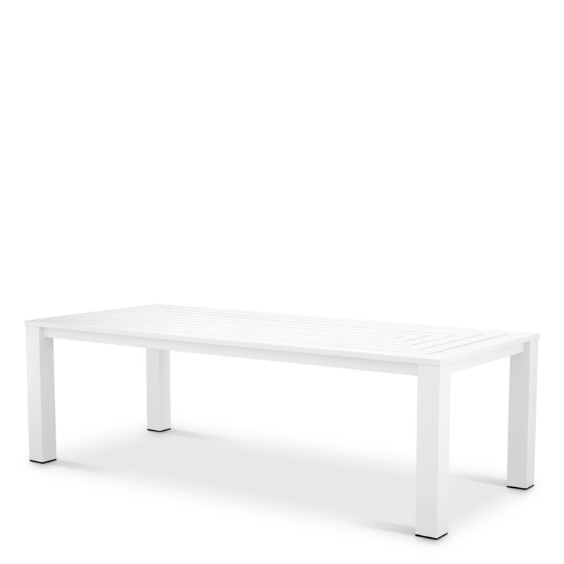 Outdoor Dining Table Vistamar Matte White