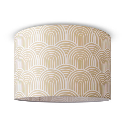 Tondola Fabric Flush Ceiling Light