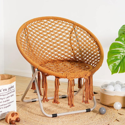 Fauteuil Papasan en coton de 29,5 po de large Runnells