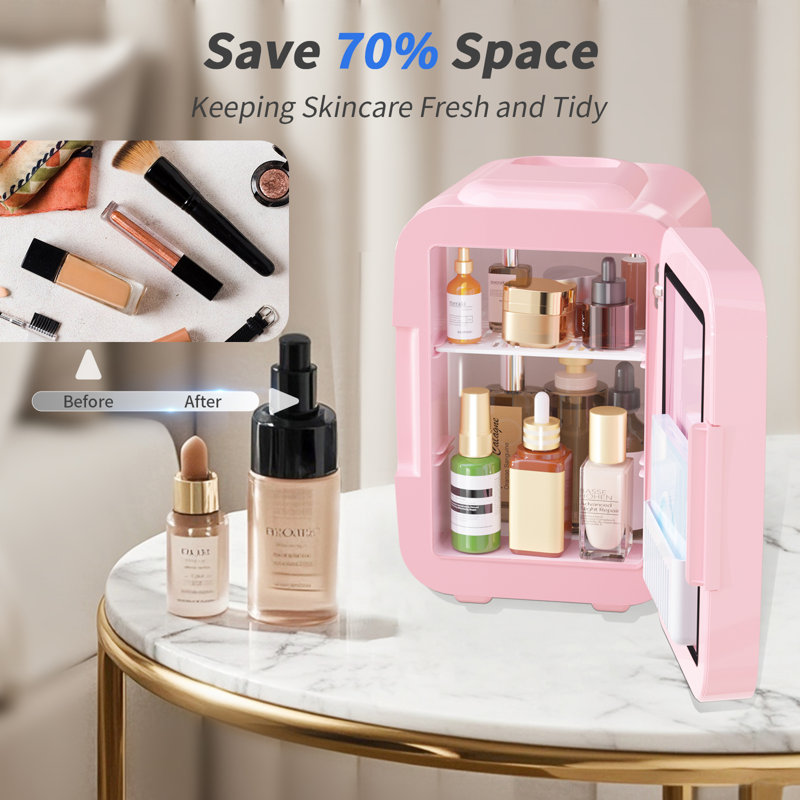 Mini réfrigérateur pour la chambre à coucher YASHE, Rose