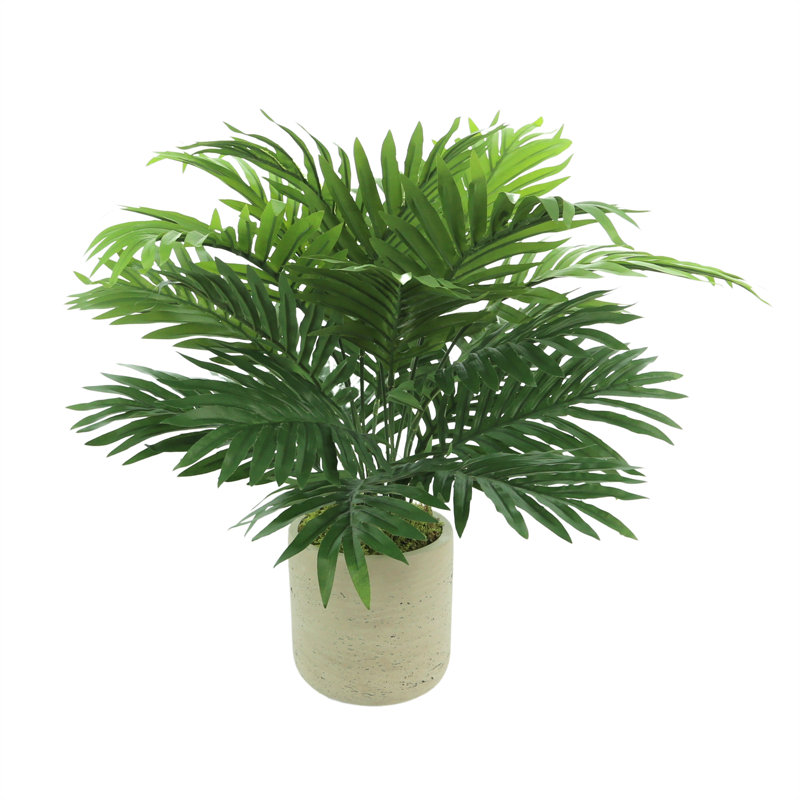 Palmier artificiel en pot 16 po Areca, Beige