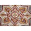 Tapis indien argenté gris Kazak 2x3