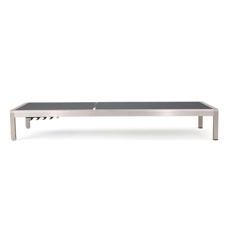 CAPE CORAL KD CHAISE PATIO LOUNGE OUTDOOR, Light Gray
