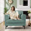 Fauteuil club en lin Blannie-1851846218