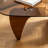 Century Modern Wood Center Table Small Farmhouse Coffee Table For Living Room, Brown-787249121-787249120-787249123