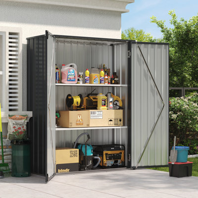 5 × 1.5ft Garden Metal Storage Cabinet Waterproof