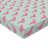 Ambesonne Dinosaur Fitted Sheet 2-Pack Trex Pattern Pastel Pink Mint Green-106760534