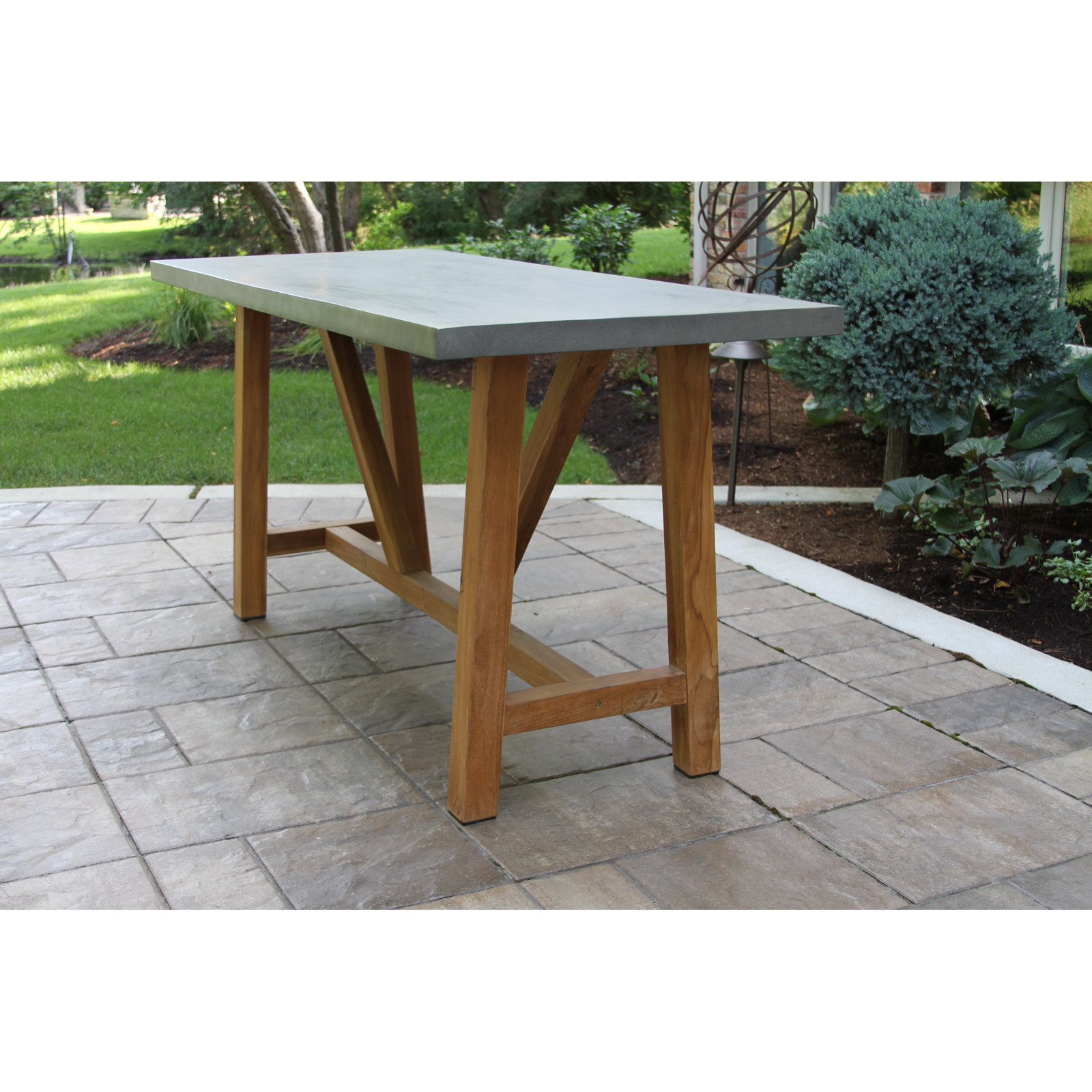Nicole 70" Teak Patio Dining Set