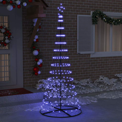  LED Christmas Tree 100 x 100 x 250 cm Metal