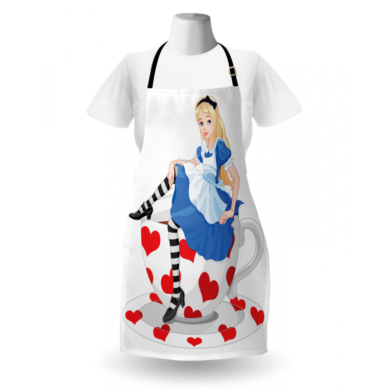Tablier Alice au pays des merveilles