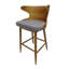 Chaise de bar élégante avec design Mid-Century et siège rembourré