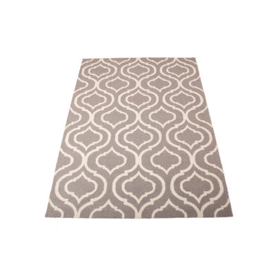 Aiyana Geometric Wool Hand Woven Area Rug