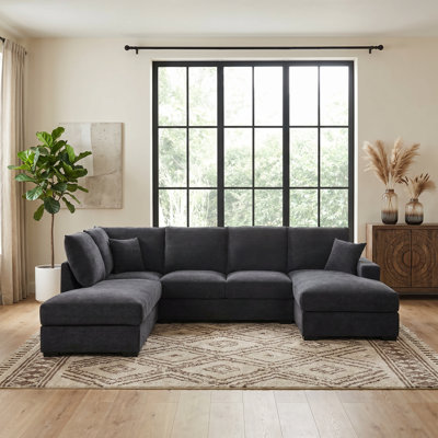 Canapé modulaire en forme de U 127 "avec méridienne pour salon