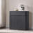 Cesiro 34.6" Wide Storage Sideboard with Drawer and Height-Adjustable Cabinet-813408170-835054324