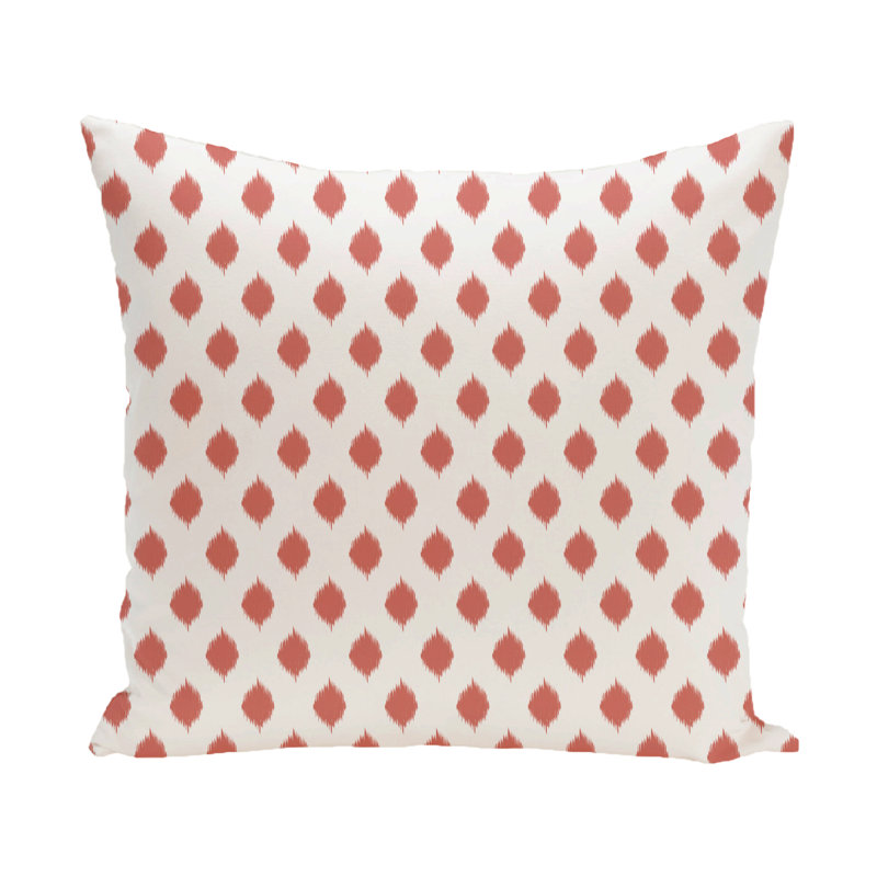  Housse et insert de coussin décoratif, 20 po x 20 po, Corail