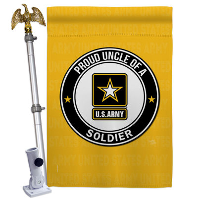 Ensemble de drapeaux en polyester 2 côtés 40 x 28 po